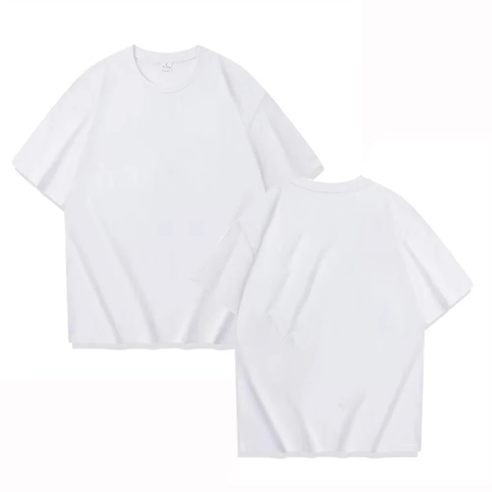 New Summer Unisex Loose-Fit Crewneck T-Shirt—Comfortable and Skin-Friendly. Casual, Stylish, and Trendy Streetwear.
